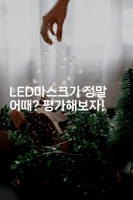 LED마스크가 정말 어때? 평가해보자!2-메디오