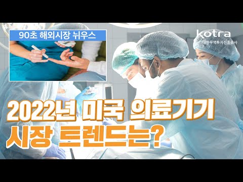 미국의 2022 의료기기 시장 트렌드는? [해외시장뉴스]