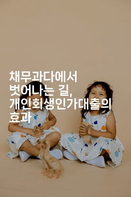 채무과다에서 벗어나는 길, 개인회생인가대출의 효과-메디오